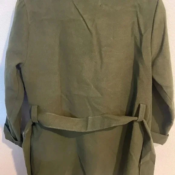 🍋Ambience Olive green open long cardigan size Medium - Picture 4 of 6